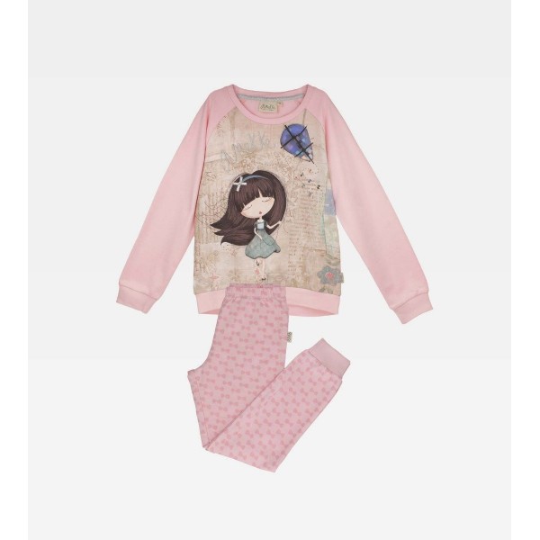 PIJAMA LARGO FELPINA ANEKKE