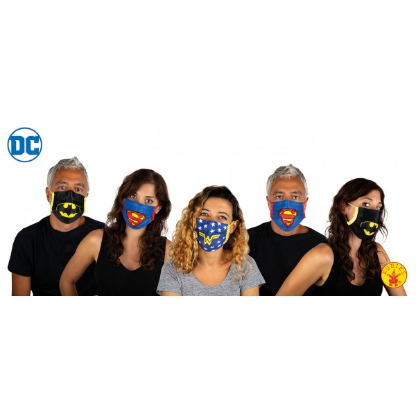 MASCARILLAS ADULTO DE TELA 100% POLIÉSTER DC COMIC