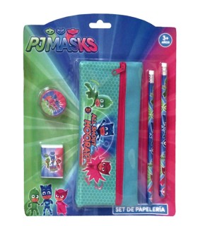 PJ conjunto de máscaras material escolar
