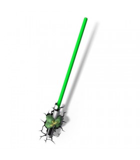 Lámpara 3D SW Espada Láser Yoda