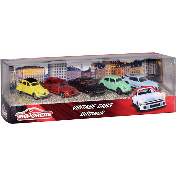 Set 5 Coches Vintage