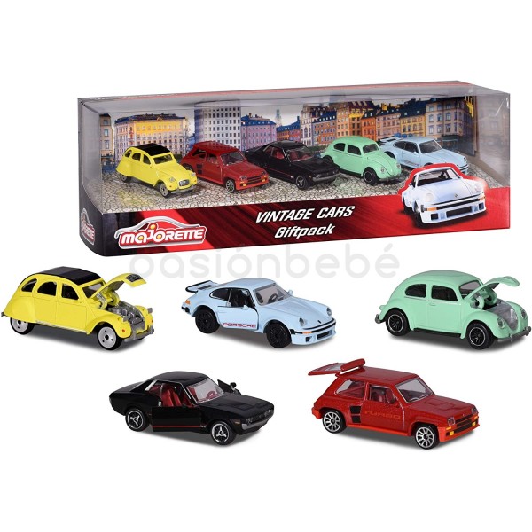 Set 5 Coches Vintage