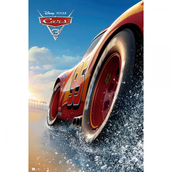 POSTER CARS 3 BEACH