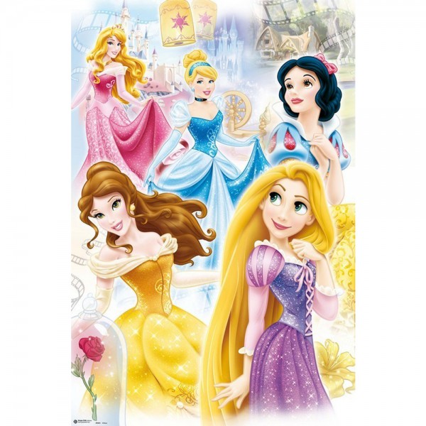 POSTER DISNEY PRINCESS-GRUPO
