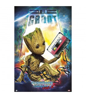 POSTER GUARDIANS OF THE GALAXY VOL 2 GROOT
