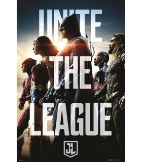 Poster Dc Comics La Liga De La Justicia