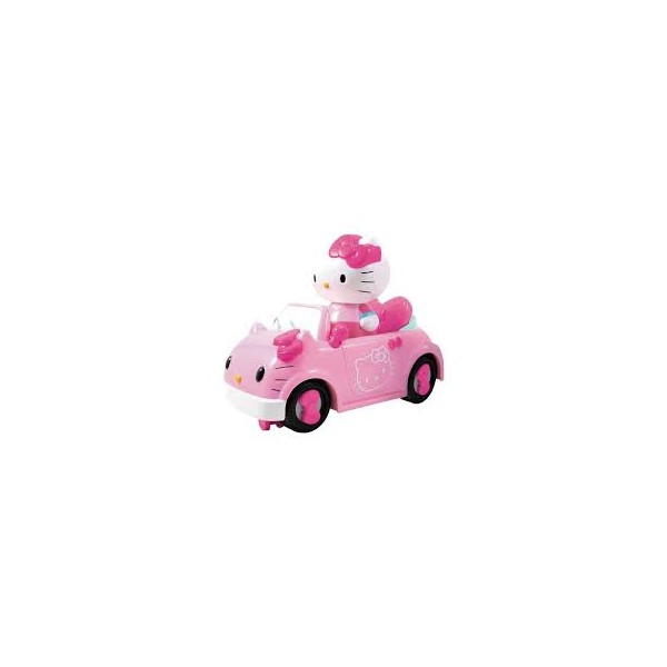 Vehículo radiocontrol con figura Hello kitty