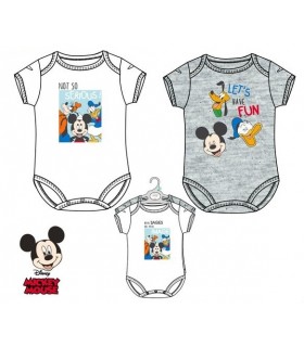 LOTE 2 BODIES BEBÉ MICKEY