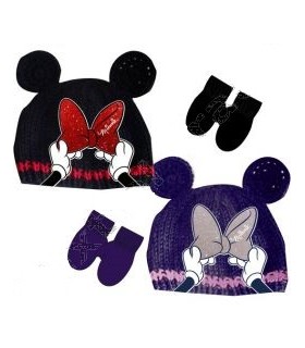 SET GORRO+GUANTE MINNIE BEBÉ