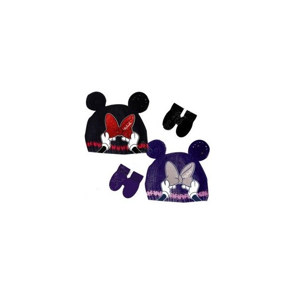 SET GORRO+GUANTE MINNIE BEBÉ