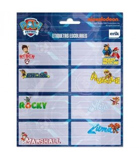 Etiquetas Paw Patrol