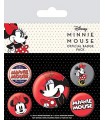 Disney Minnie Mouse-Paquete de chapas, multicolor,