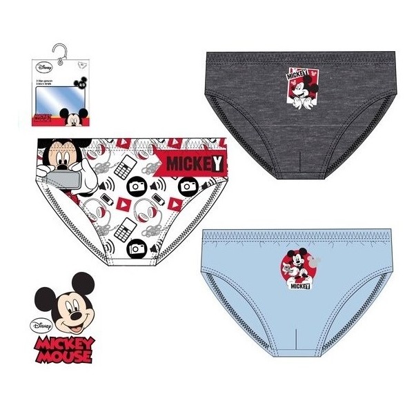 Set 3 Slips Mickey