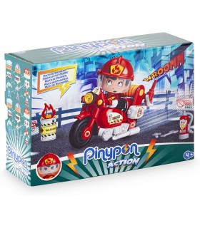 Moto de Bombero Pin y Pon Action