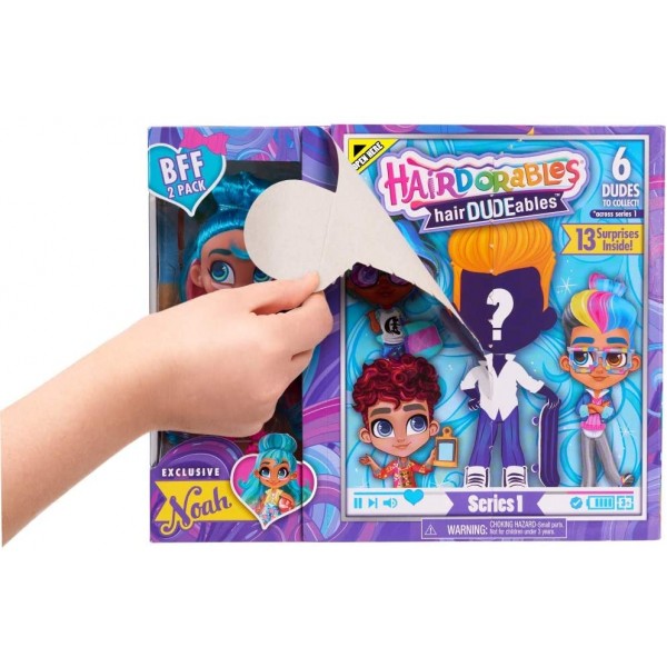 Hairdudables Bff Pack, 6 Modelos Sorpresa
