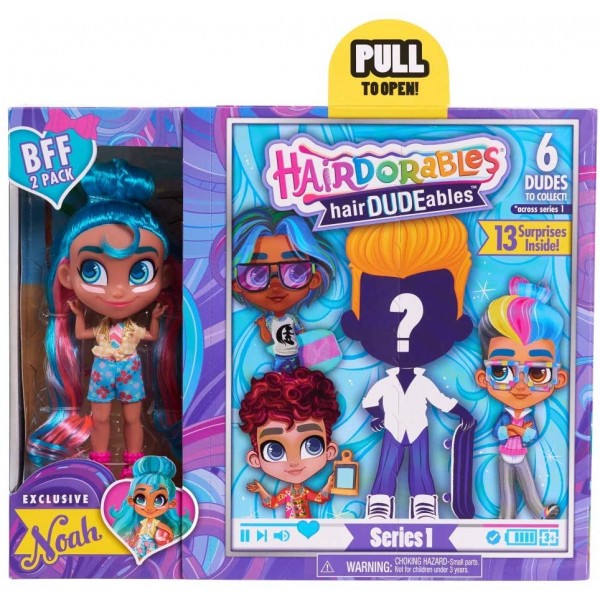 Hairdudables Bff Pack, 6 Modelos Sorpresa