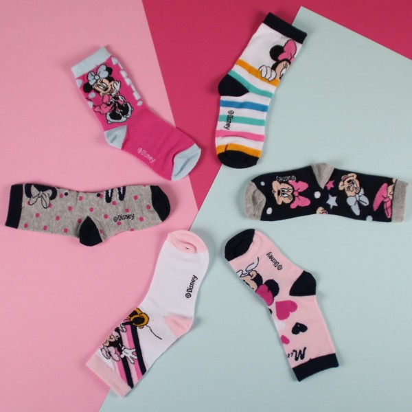 PACK CALCETINES 6 PIEZAS MINNIE