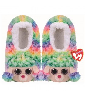 TY Fashion Slipper Socks Rainbow