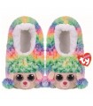 TY Fashion Slipper Socks Rainbow