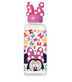 BOTELLA FIGURITA 3D 560 ML MINNIE SO EDGY BOWS