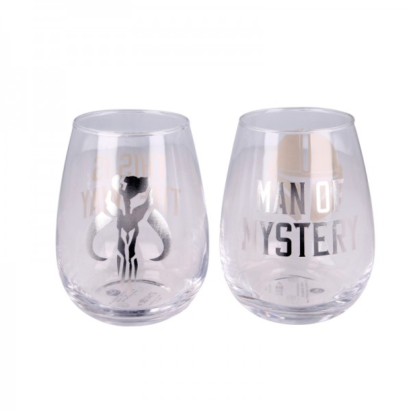 SET 2 VASOS DE CRISTAL 510 ML THE CHILD MANDALORIAN