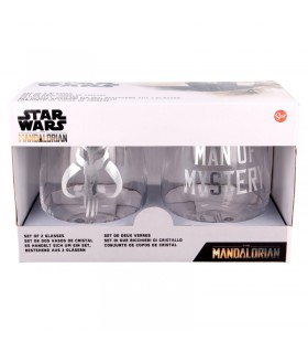 SET 2 VASOS DE CRISTAL 510 ML THE CHILD MANDALORIAN