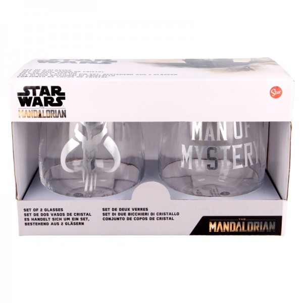 SET 2 VASOS DE CRISTAL 510 ML THE CHILD MANDALORIAN