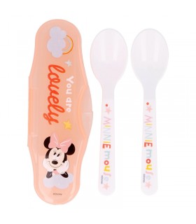 ESTUCHE 2 CUCHARAS PP MINNIE INDIGO DREAMS