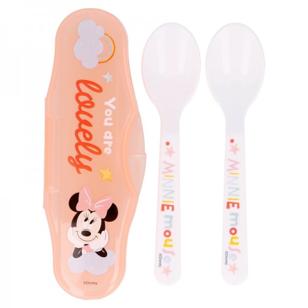 ESTUCHE 2 CUCHARAS PP MINNIE INDIGO DREAMS