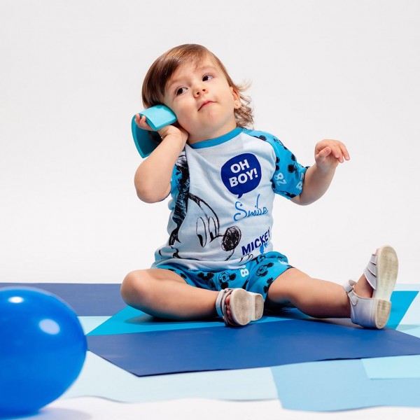 PIJAMA CORTO SINGLE JERSEY MICKEY