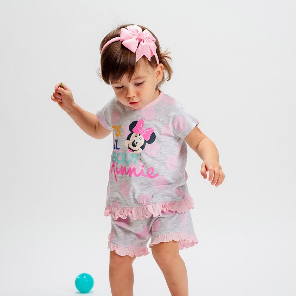 Pijama Corto Minnie Bebe