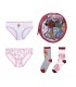 PACK BRAGUITAS MAS CALCETINES 4 PIEZAS HARRY POTTER