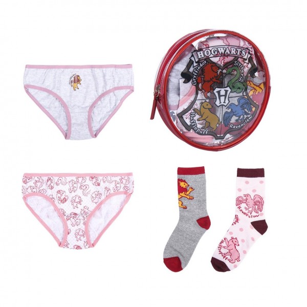 PACK BRAGUITAS MAS CALCETINES 4 PIEZAS HARRY POTTER
