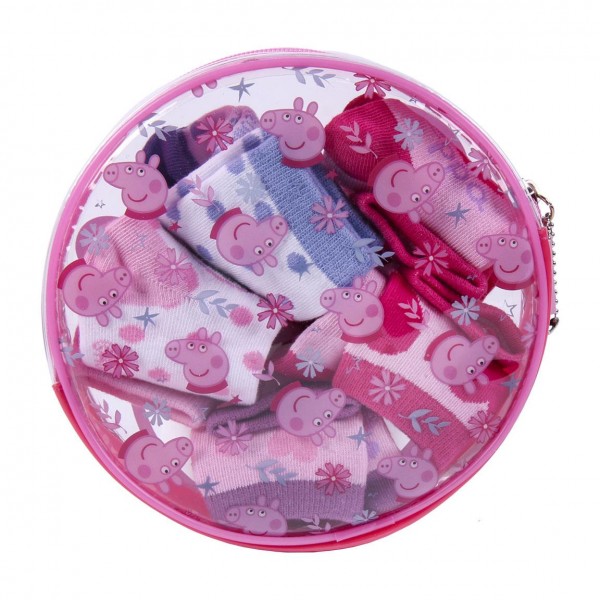 PACK CALCETINES 5 PIEZAS PEPPA PIG