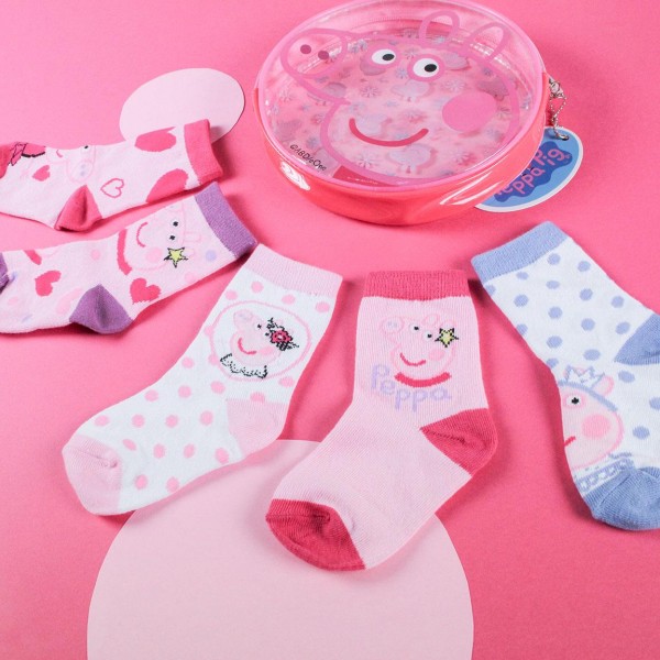 PACK CALCETINES 5 PIEZAS PEPPA PIG