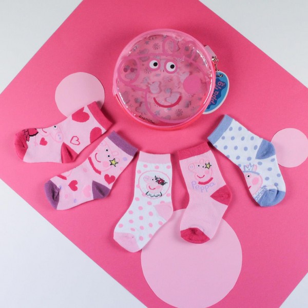 PACK CALCETINES 5 PIEZAS PEPPA PIG