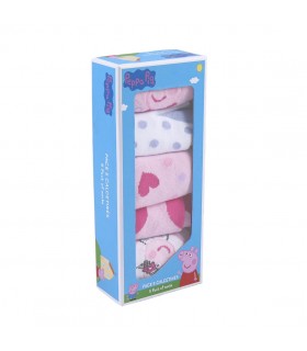 PACK CALCETINES 5 PIEZAS PEPPA PIG