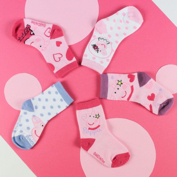 PACK CALCETINES 5 PIEZAS PEPPA PIG