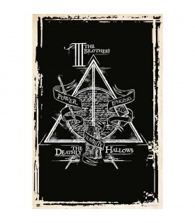 POSTER HARRY POTTER LAS RELIQUIAS DE LA MUERTE SIMBOLO
