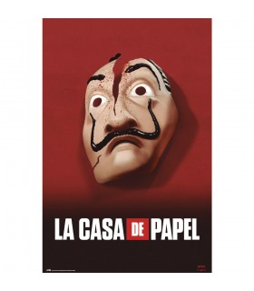POSTER LA CASA DE PAPEL MASCARA