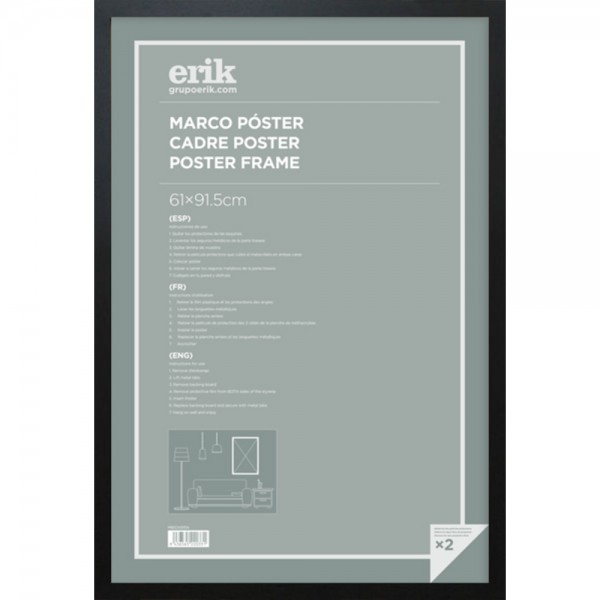 MARCO POSTER 61X91,5 CM MDF NEGRO