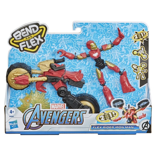 Bend and Flex Rider Iron Man Marvel Los Vengadores