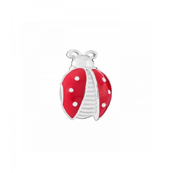 CHARM CHAMILIA RED LADYBUG PLATA DE LEY 925 MLS