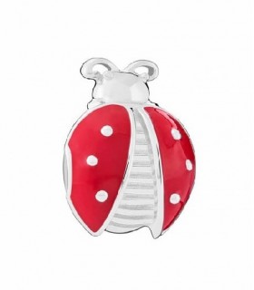 CHARM CHAMILIA RED LADYBUG PLATA DE LEY 925 MLS
