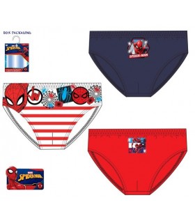 CAJAS 3 SLIPS SPIDERMAN