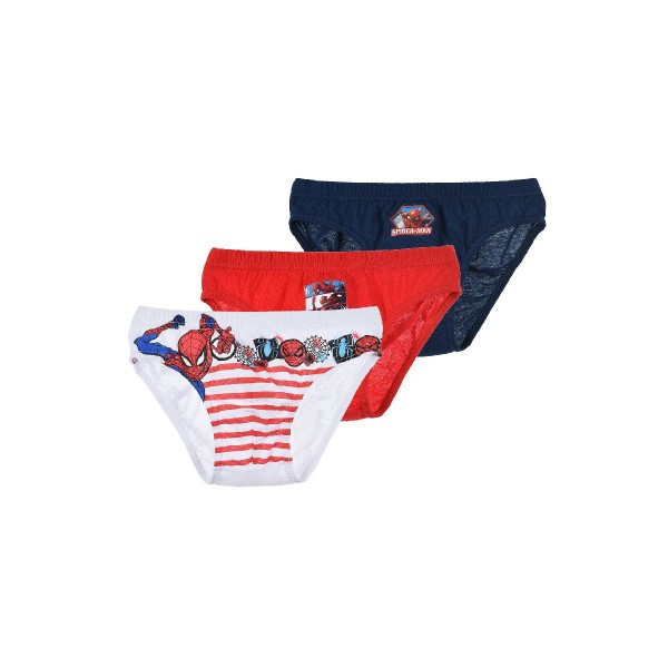 CAJAS 3 SLIPS SPIDERMAN