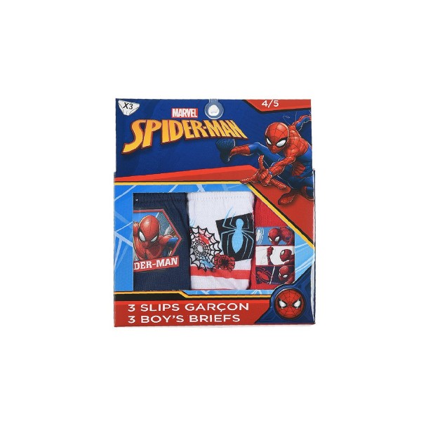 CAJAS 3 SLIPS SPIDERMAN