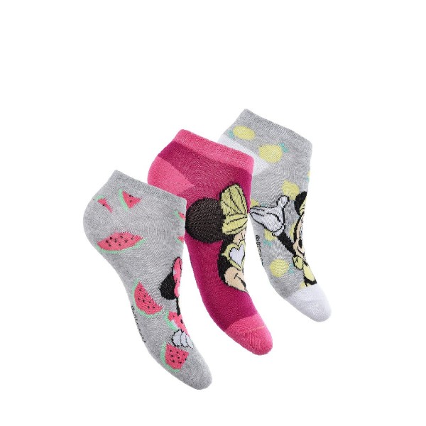 PACK 3 CALCETINES TOBILLEROS MINNIE