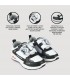 DEPORTIVA SUELA PVC CON LUCES STAR WARS