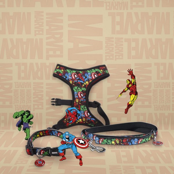 CORREA PARA PERROS M MARVEL